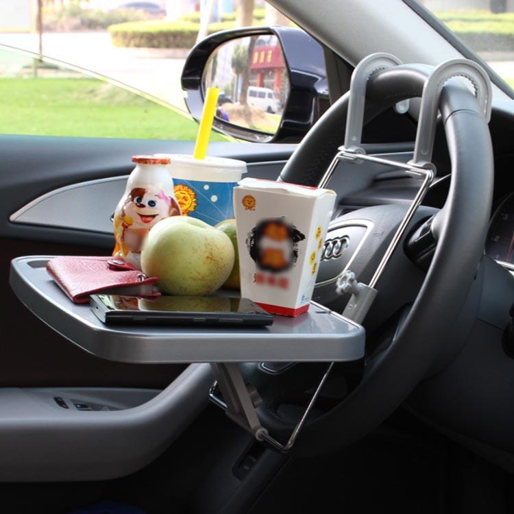 車載 テーブル 簡易テーブル 運転席 ハンドルテーブル 後部座席用 2通り 折りたたみ ノートPCテーブル 作業台 ランチテーブル 食事 車中泊 カー |  | 03