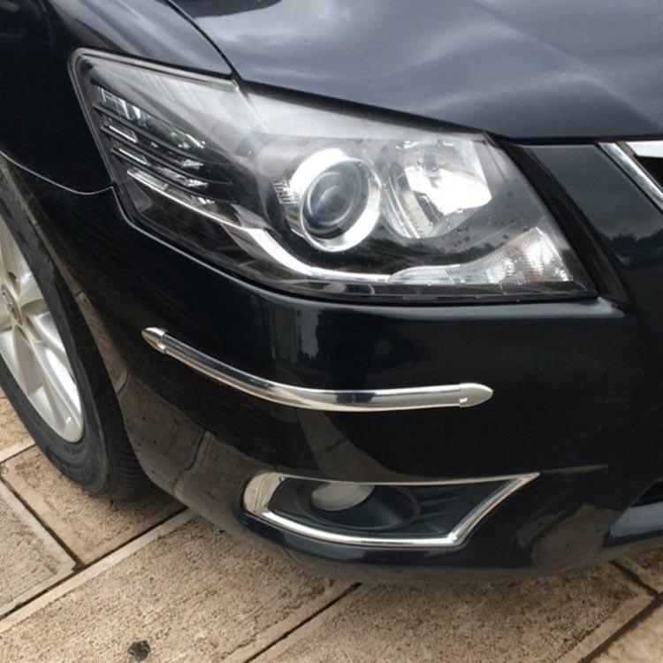 バンパー プロテクター シルバー メッキ 高級感 バンパーガード 2本