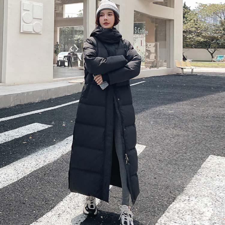 90％ダウン ダウンコート ベンチコート 超ロング 超ロング丈 超ロング