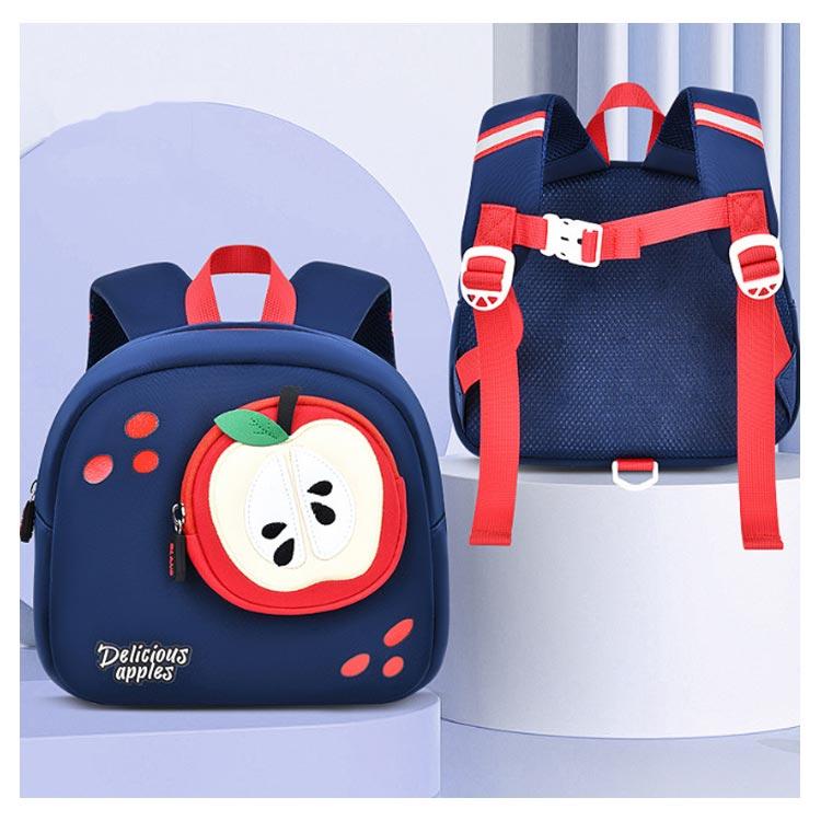 りんご ハーネスリュック 赤ちゃん ベビーリュック 胸ベルト 反射