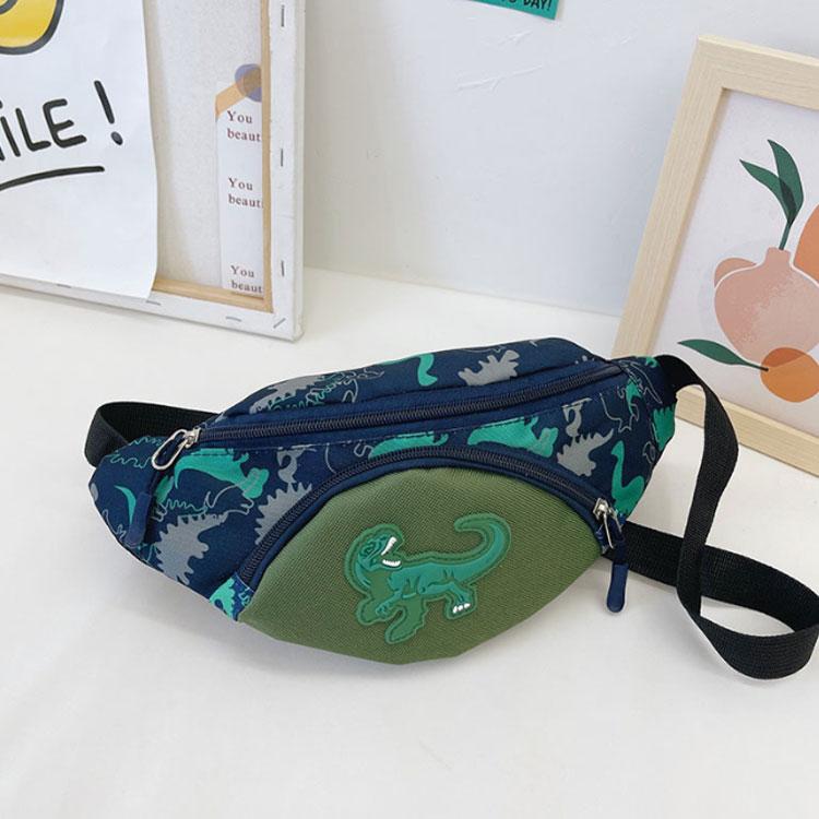 ボディバッグ ウエストバッグ 恐竜柄 ウエストポーチ キッズ
