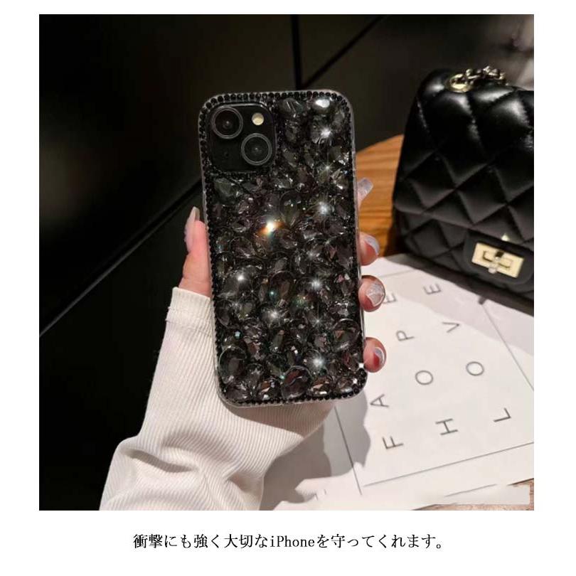 iphone16 ケース キラキラ ストーン Pro ラインストーン iphone15
