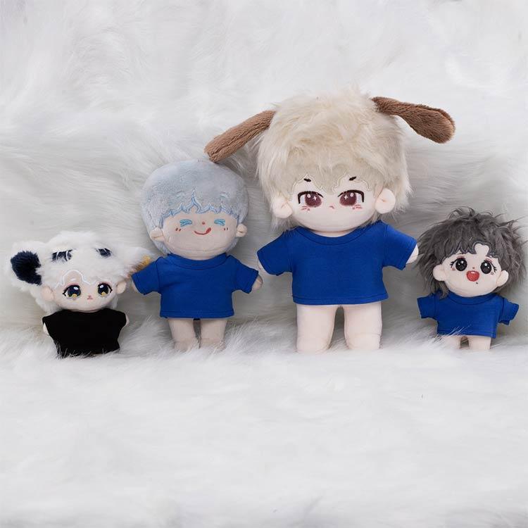 日常服人形 着せ替え ぬいぐるみ用 15cm 10cm Tシャツ 人形 ぬいぐるみ