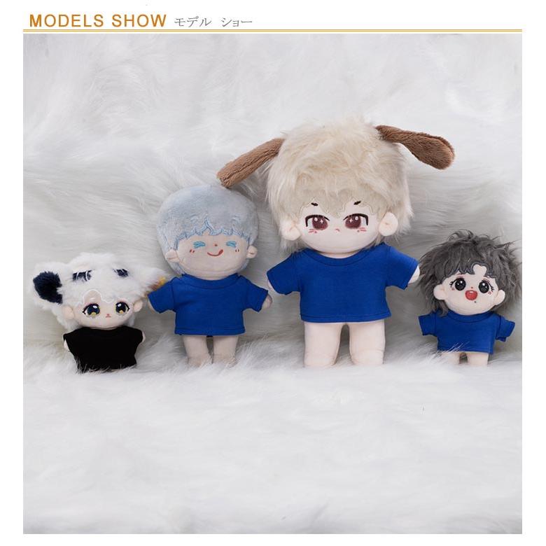 ぬいぐるみ服10cm ぬいぐるみ15cm 20cmぬいぐるみ服　40cm 日常服人形 着せ替え ぬいぐるみ用 15cm 10cm Tシャツ 人形