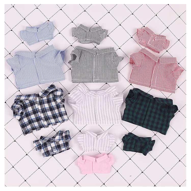 洋服 ぬいぐるみ用 ぬいぐるみ服 コスチューム 服 マジックテープ 無地