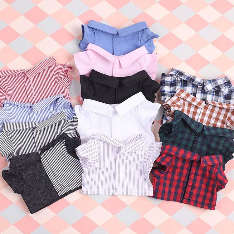 洋服 ぬいぐるみ用 ぬいぐるみ服 コスチューム 服 マジックテープ 無地