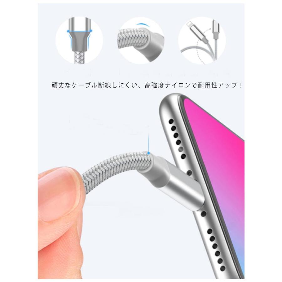 Type C to Lightning ケーブル Power Delivery対応 PD急速充電 充電ケーブル iPhone データ伝送 断線防止 U |  | 08