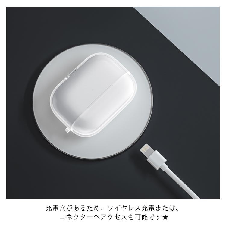 AirPods Pro ケース クリア カラビナ付 AirPods 1/2 ケース シリコン 耐衝撃 シンプル TPU 透明 カバー 衝撃 吸収 スリ |  | 13