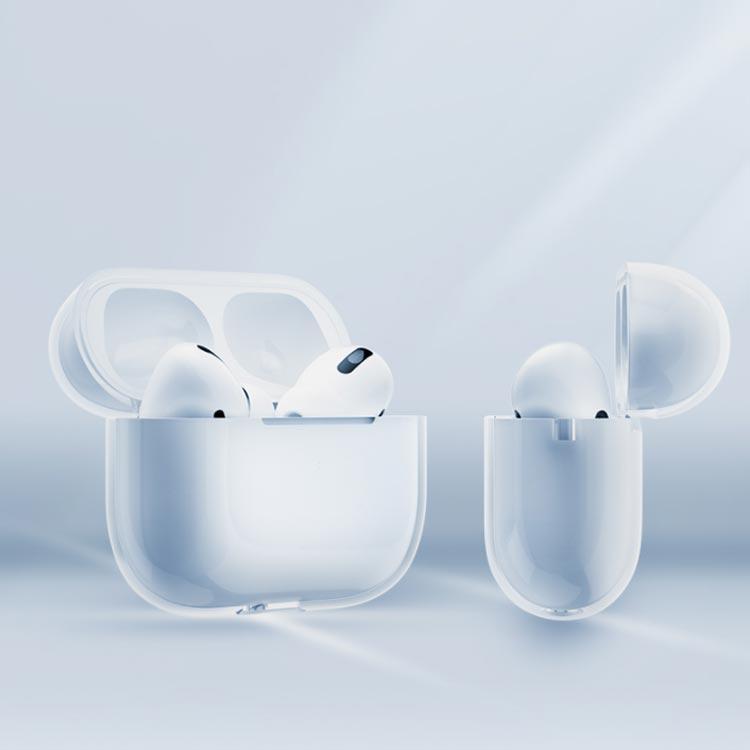 AirPods Pro ケース クリア カラビナ付 AirPods 1/2 ケース シリコン 耐衝撃 シンプル TPU 透明 カバー 衝撃 吸収 スリ |  | 01