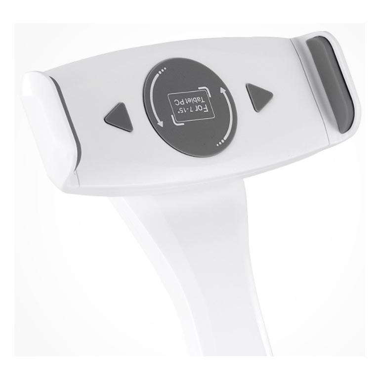 タブレット スタンド アルミ製 卓上 iPad置き 縦置き iPad用 スマホスタンド 360°角度調整 回転可能 スタンド式 ホワイト 4~13イン |  | 11