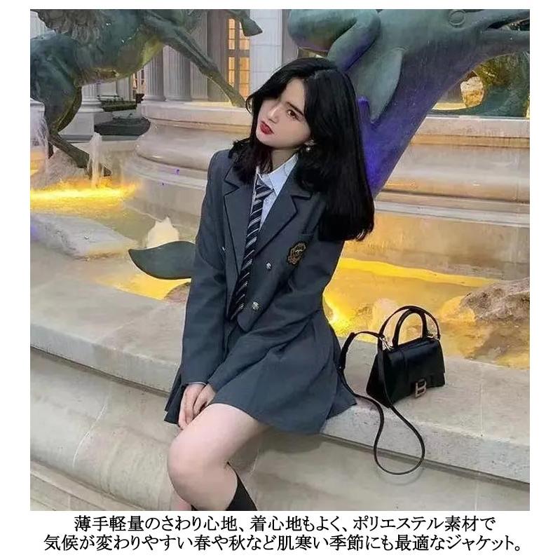 学生服 制服 スクール制服 4点セット 女の子 韓国ファッション