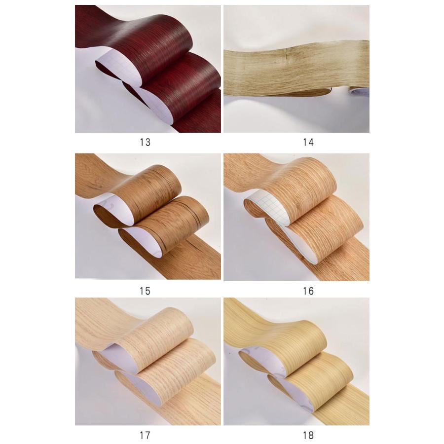 木目 テープ ドア枠 柱 窓枠 床 補修 キズ 汚れ 簡単 カットOK 目隠し 補修テープ 木口テープ 家具 リメイクシート 防水 防カビ 防油 防汚