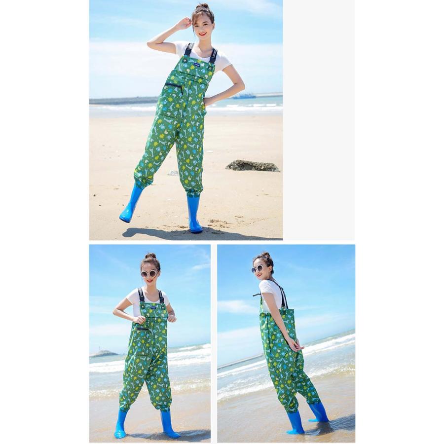 チェストハイ ウェーダー 長靴 おしゃれ レディース 釣り スーツ 防水