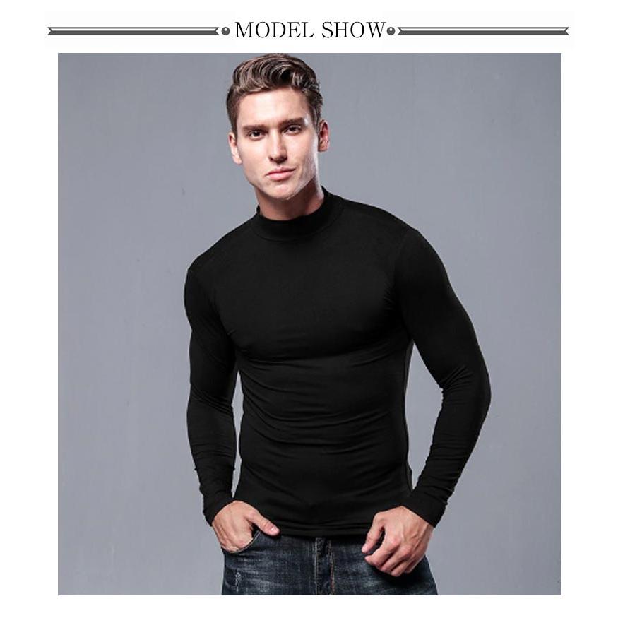 PXG ハイネック長袖Tシャツ メンズ カットソー PXG ハイネック長袖Tシャツ メンズ カットソー ハイネック