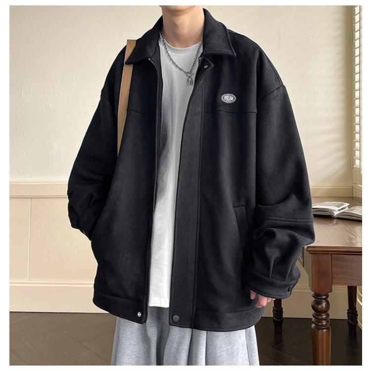 コーチジャケット メンズ ジャケット フェイクスエード アウター 長袖