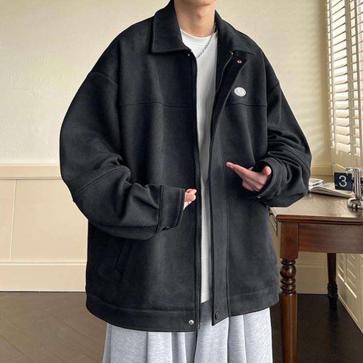 コーチジャケット メンズ ジャケット フェイクスエード アウター コーチジャケット メンズ ジャケット フェイクスエード アウター