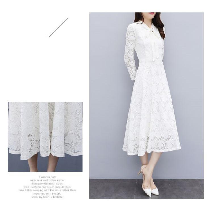 パーティードレス レース 長袖 ワンピース 春秋 レディース ロング