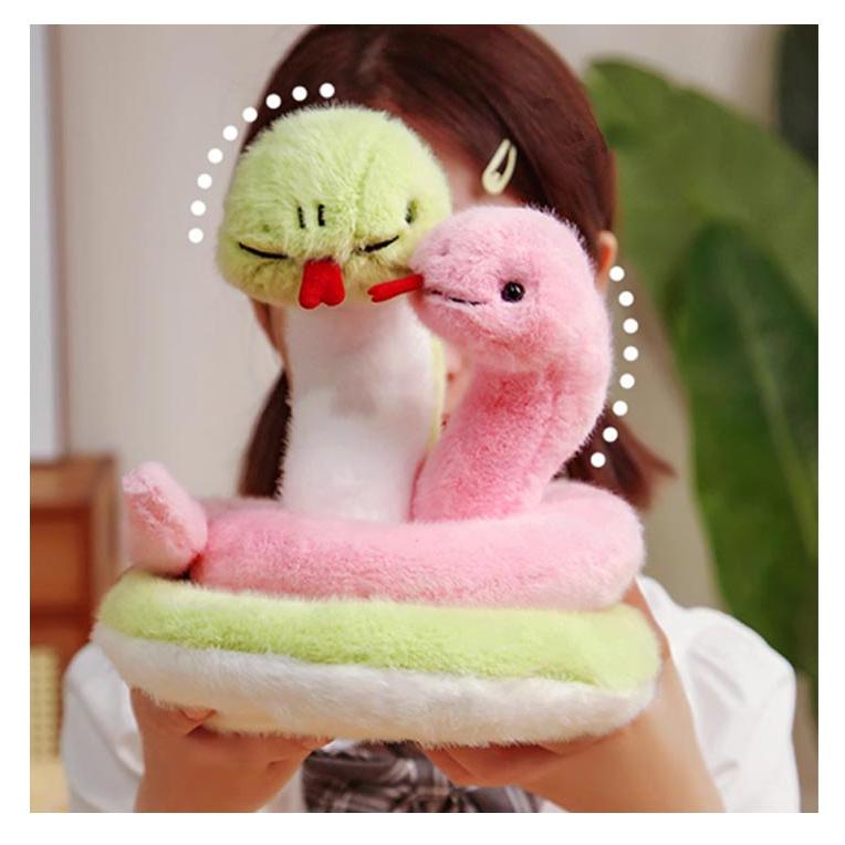 ふわふわ 柔らかい ぬいぐるみ 蛇 蛇のぬいぐるみ カップル 蛇年
