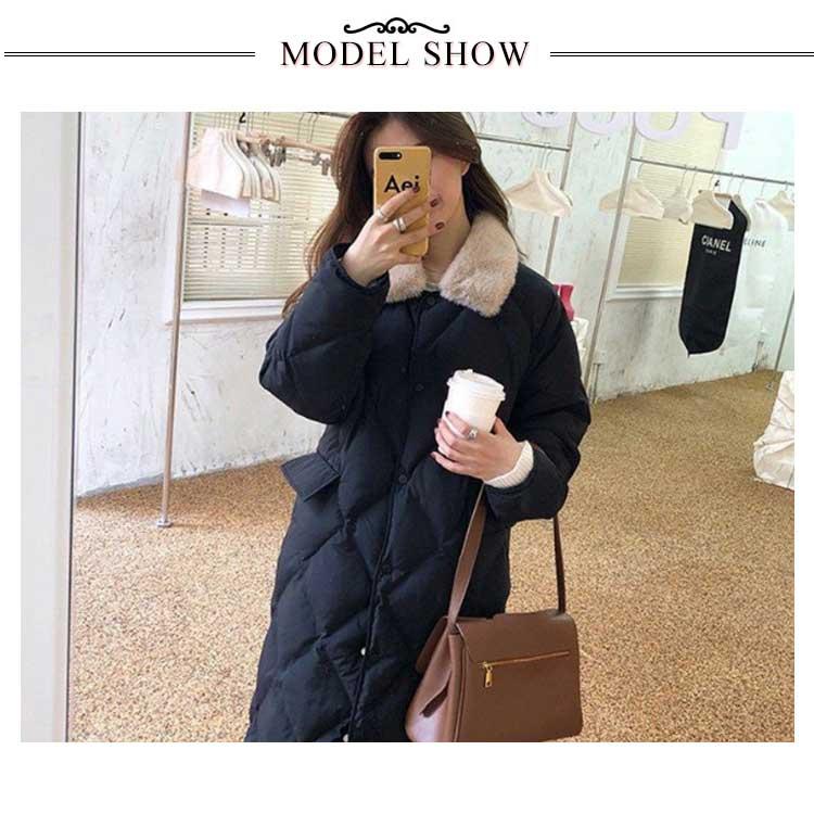 キルティングジャケット レディース キルティングコート ロング 膝下