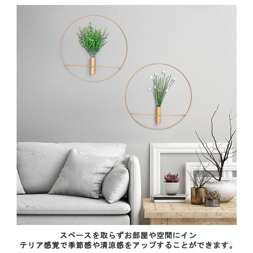 【新品未使用】花瓶　壁掛け 壁掛けフラワーポット インテリア 花瓶 半球型 ホワイト 半透明