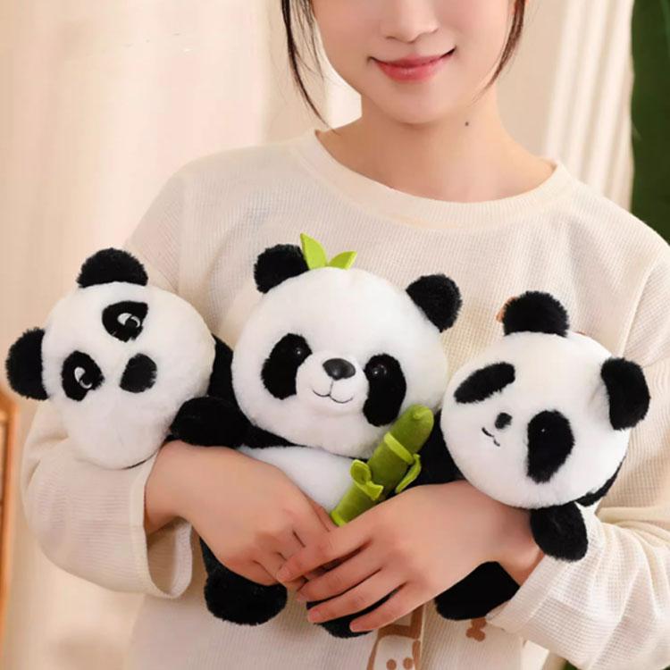 楽天パンダぬいぐるみとキイロイトリのマスコット パンダ ぬいぐるみ おにぎり 特大 大きい プレゼント 人気 友達 子供