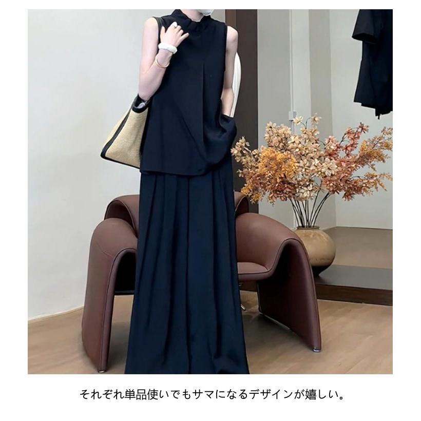 セットアップ パンツ レディース パンツドレス 結婚式 パーティー