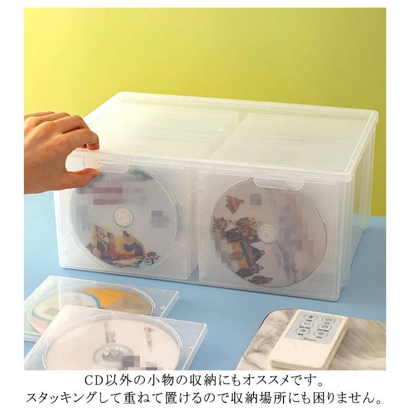 収納ケース 収納ボックス プラケース CDケース DVDケース フタ付き