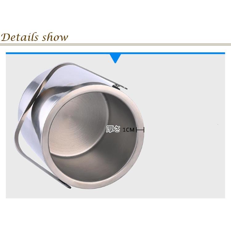 アイスペール セット 1.3L 蓋 トング スノコ付き 4点セット ステンレス