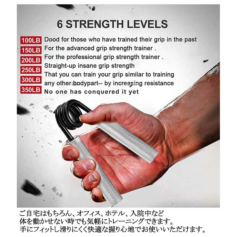 ハンドグリップ 握力 鍛える 強化 トレーニング ハンドグリッパー
