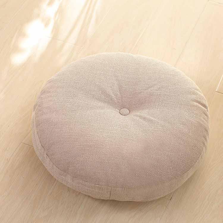 2個 セット 座布団 クッション フロアクッション 丸 円形 直径40cm