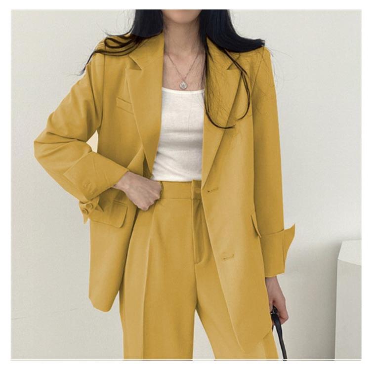 2点セット パンツスーツ セットアップ レディース スーツ 春 秋 冬
