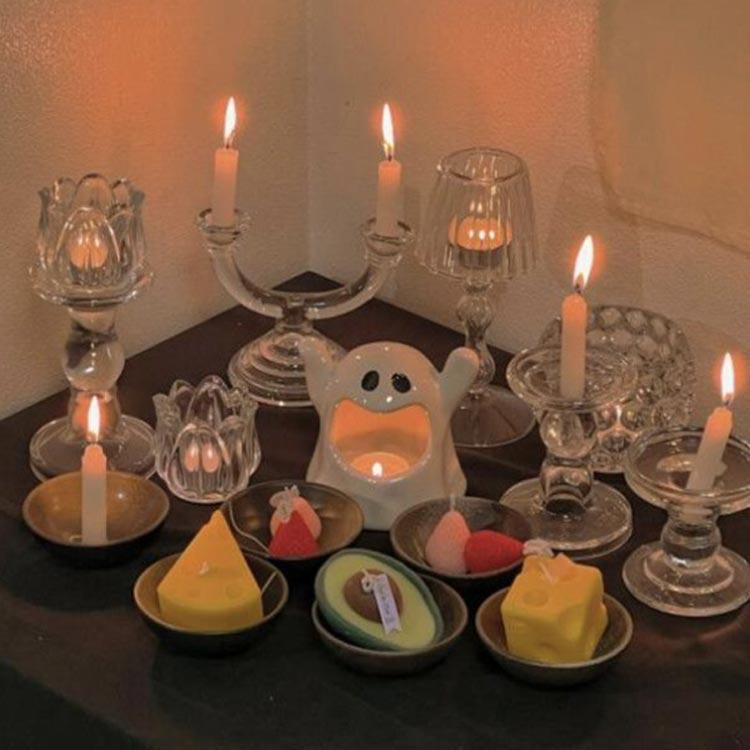 ハロウィン 飾り グッズ 置物 お化け ハロウィーン キャンドルホルダー