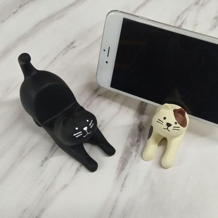 スマホスタンド おしゃれ 猫 スマートフォンスタンド 可愛い スマホホルダー タブレットスタンド にゃんこ 携帯電話スタンド 机上 卓上 ネコ キャッ｜atak｜05