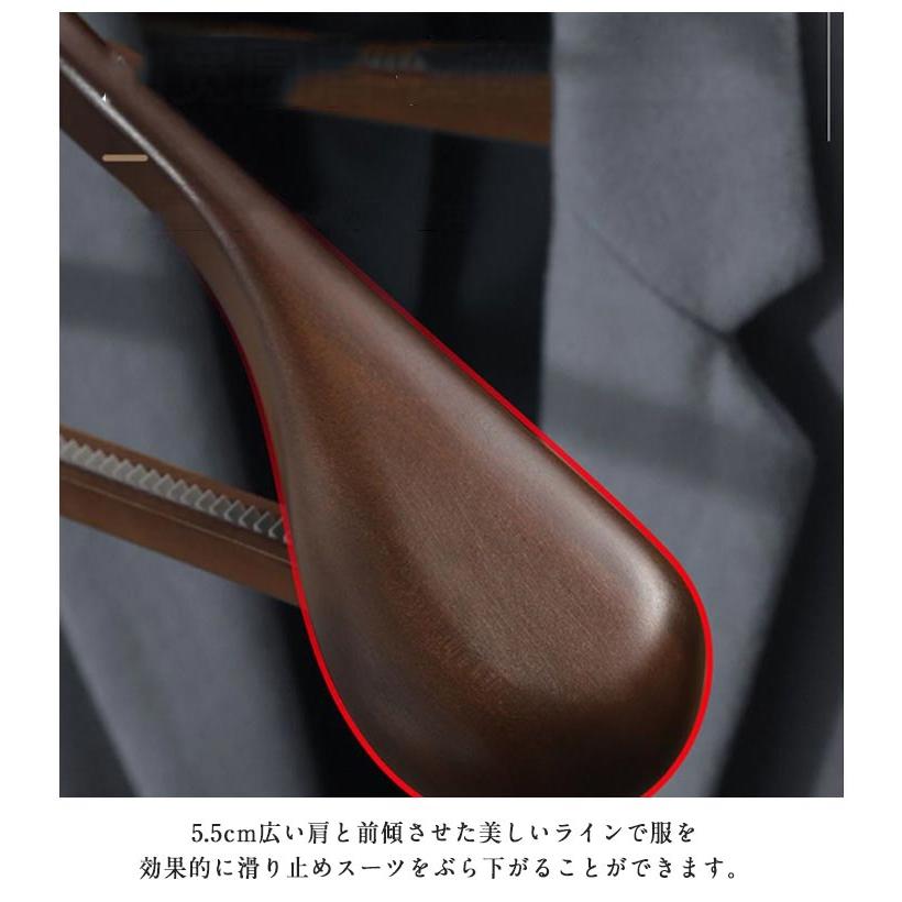 ハンガー 木製 スーツハンガー 45cm 40cm 5本組 木製ハンガー 洋服
