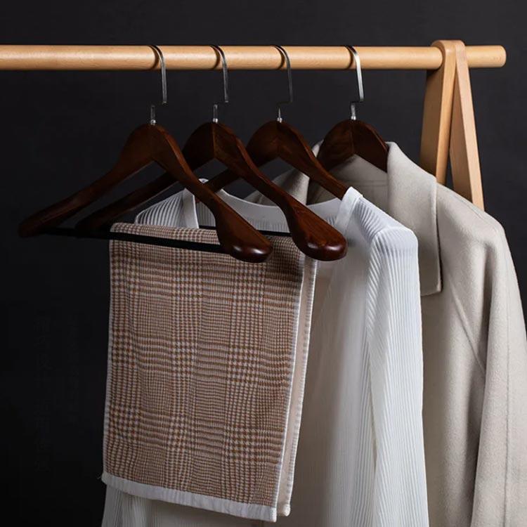 ハンガー 木製 スーツハンガー 45cm 40cm 5本組 木製ハンガー 洋服