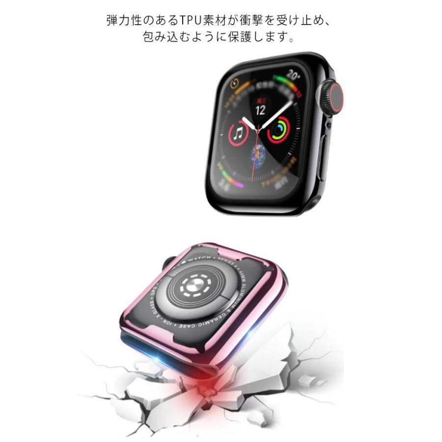 送料無料 アップルウォッチ カバー クリア ケース Apple Watch Series 38mm 40mm 42mm 44mm 保護 カバー 透明 |  | 10