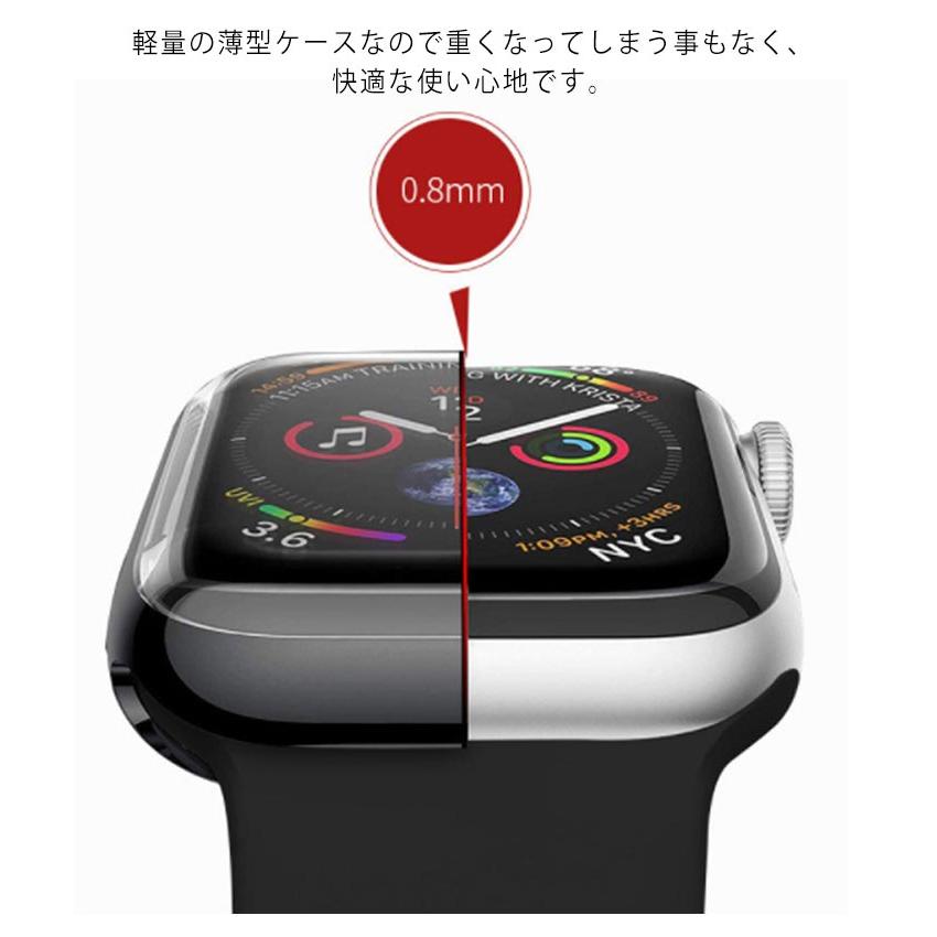 送料無料 アップルウォッチ カバー クリア ケース Apple Watch Series 38mm 40mm 42mm 44mm 保護 カバー 透明 |  | 12