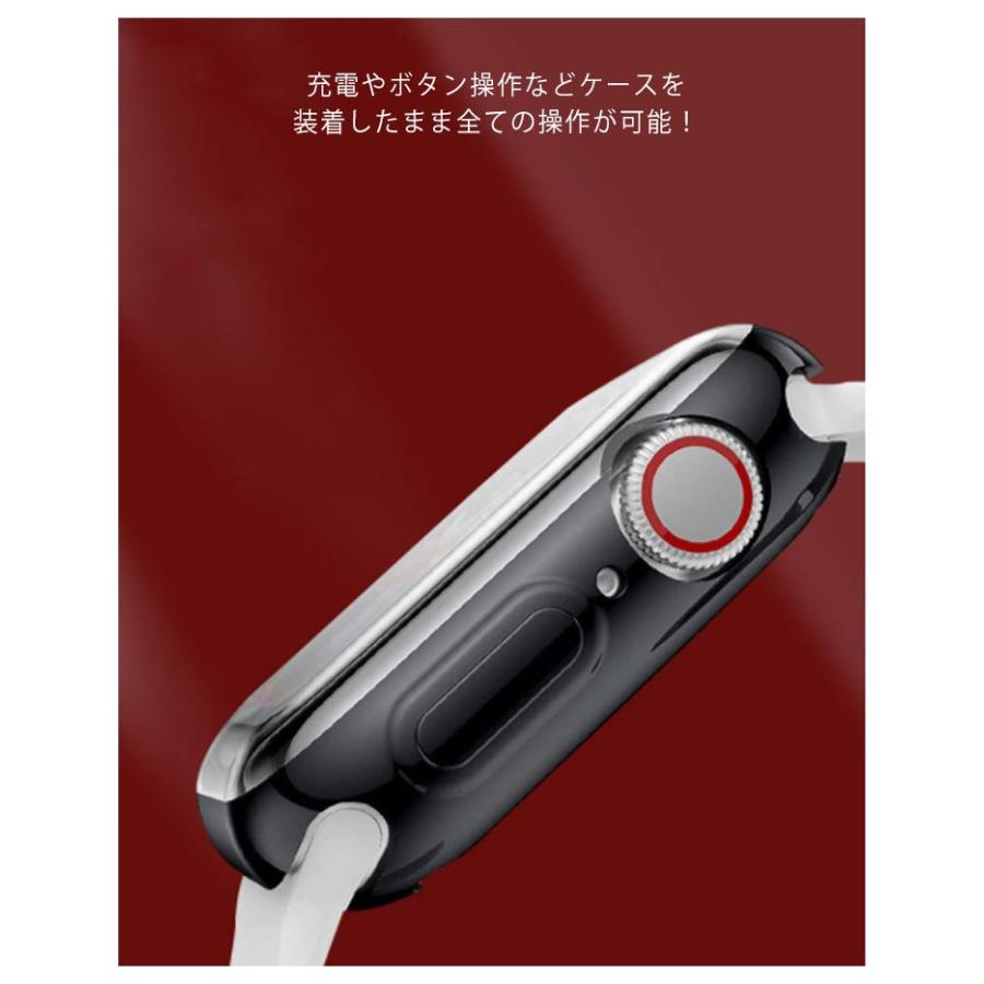 送料無料 アップルウォッチ カバー クリア ケース Apple Watch Series 38mm 40mm 42mm 44mm 保護 カバー 透明 |  | 13