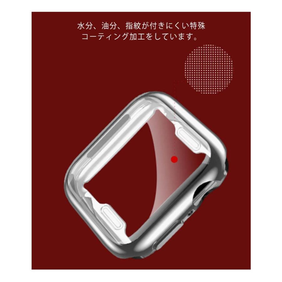 送料無料 アップルウォッチ カバー クリア ケース Apple Watch Series 38mm 40mm 42mm 44mm 保護 カバー 透明 |  | 15