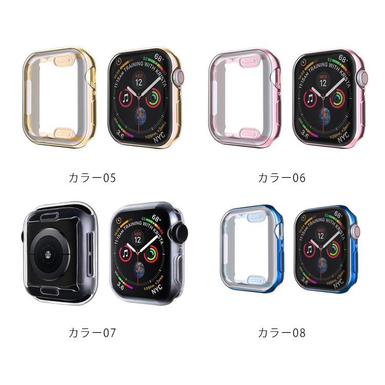 送料無料 アップルウォッチ カバー クリア ケース Apple Watch Series 38mm 40mm 42mm 44mm 保護 カバー 透明 |  | 07