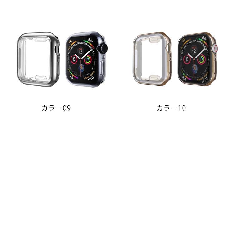 送料無料 アップルウォッチ カバー クリア ケース Apple Watch Series 38mm 40mm 42mm 44mm 保護 カバー 透明 |  | 08