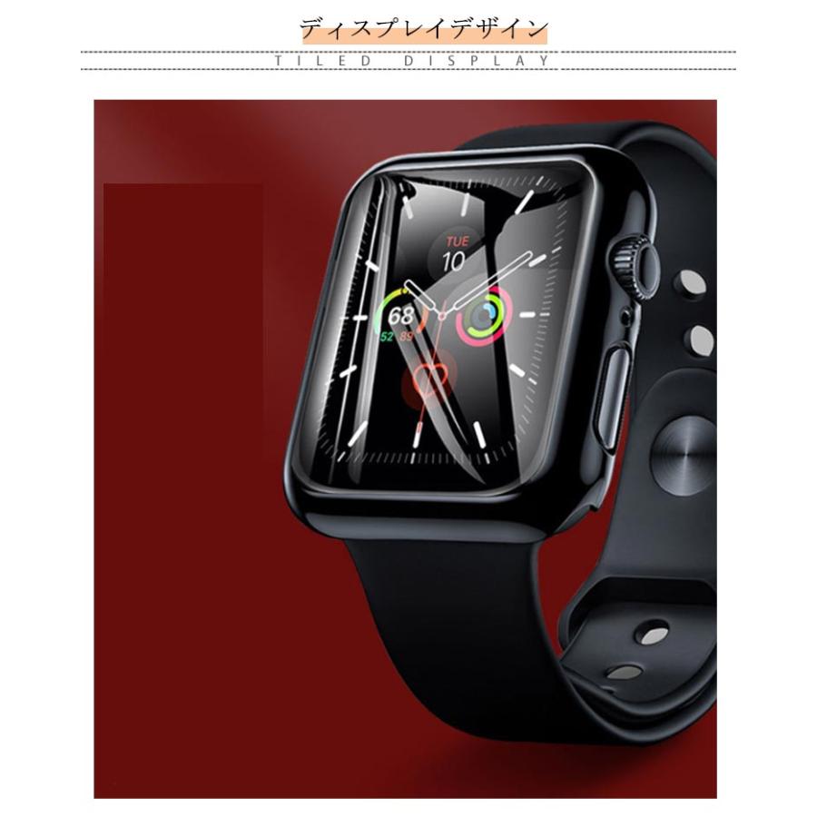 送料無料 アップルウォッチ カバー クリア ケース Apple Watch Series 38mm 40mm 42mm 44mm 保護 カバー 透明 |  | 09