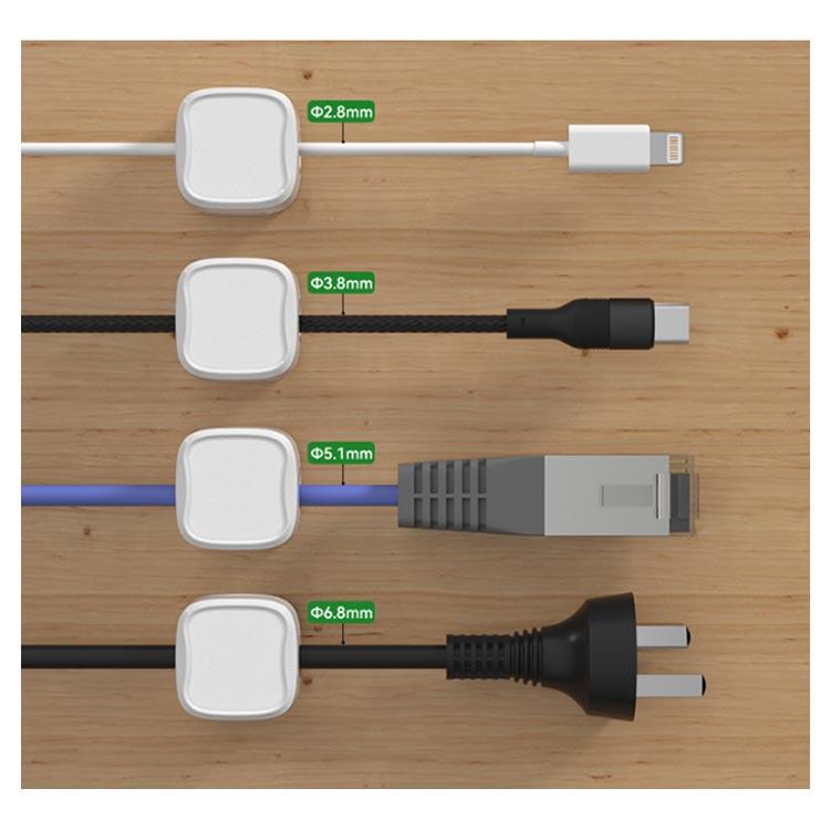 送料無料 ケーブルホルダー ケーブルクリップ 6個セット