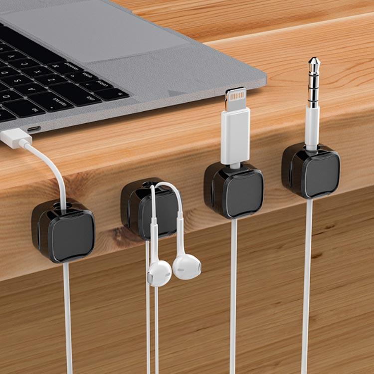 送料無料 ケーブルホルダー ケーブルクリップ 6個セット マグネット式