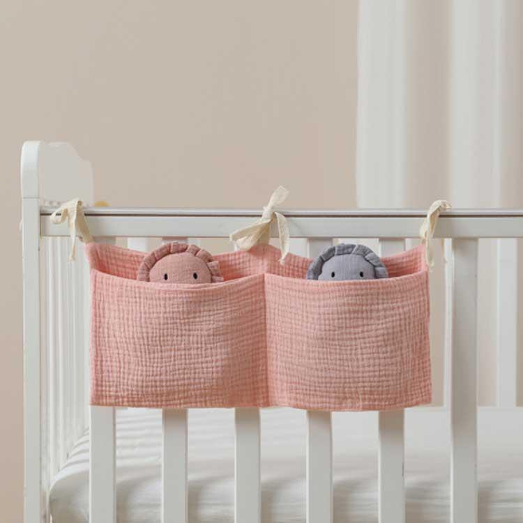 送料無料 ベビーベッド 吊り 収納 ベッドサイドポケット 小物