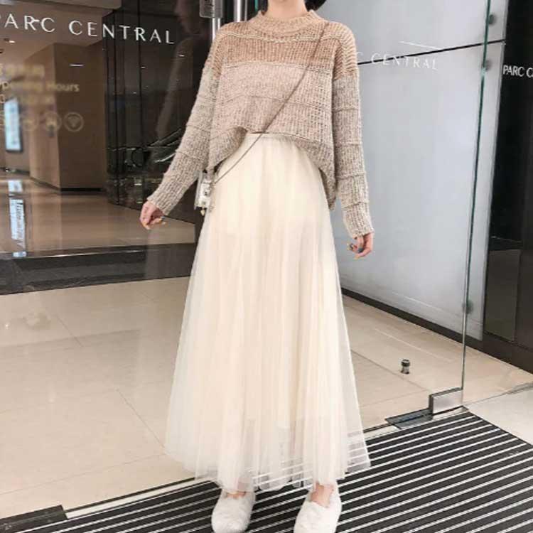 チュールスカート ロング スカート フレアスカート プリーツ チュールスカート ロング スカート フレアスカート プリーツ