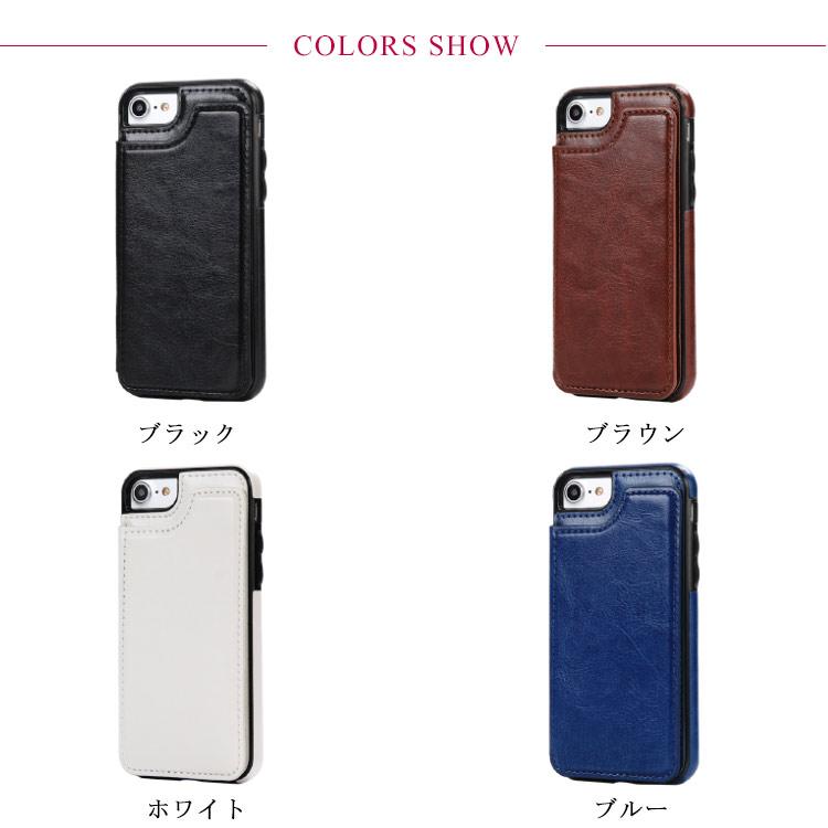 iPhone15 ケース 背面ポケット付き 写真入れ カード収納 スタンド機能