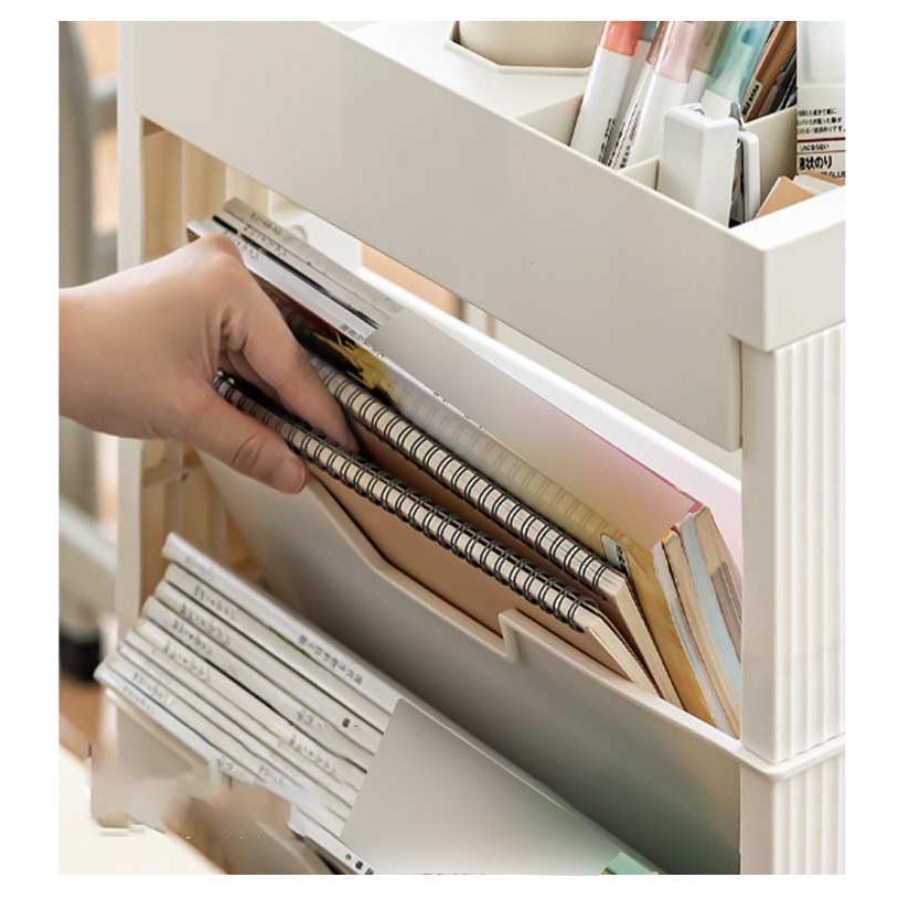 ファイルワゴン A4対応 キャスター付 デスク下収納 本立て ファイル