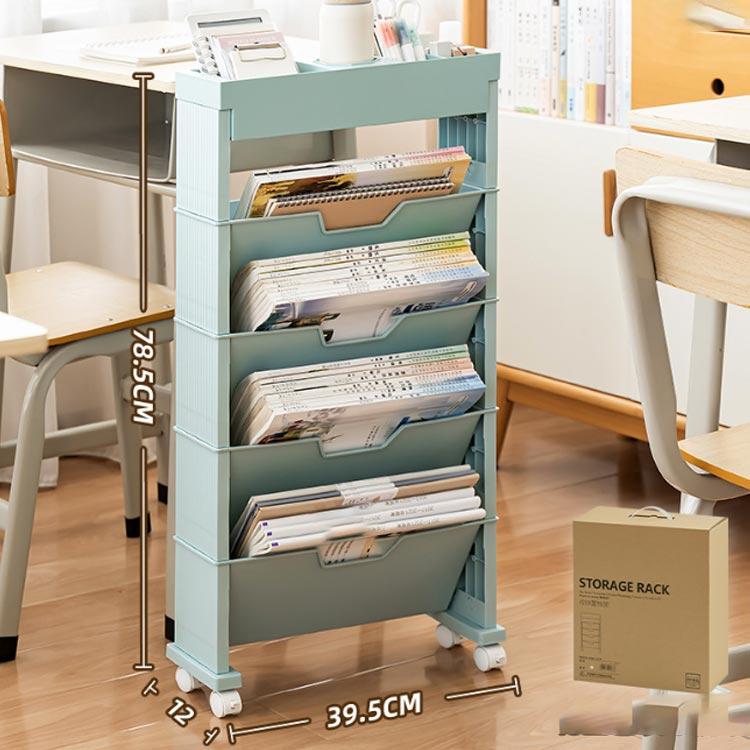 ファイルワゴン A4対応 キャスター付 デスク下収納 本立て ファイル