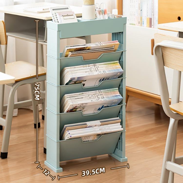 ファイルワゴン A4対応 キャスター付 デスク下収納 本立て ファイル